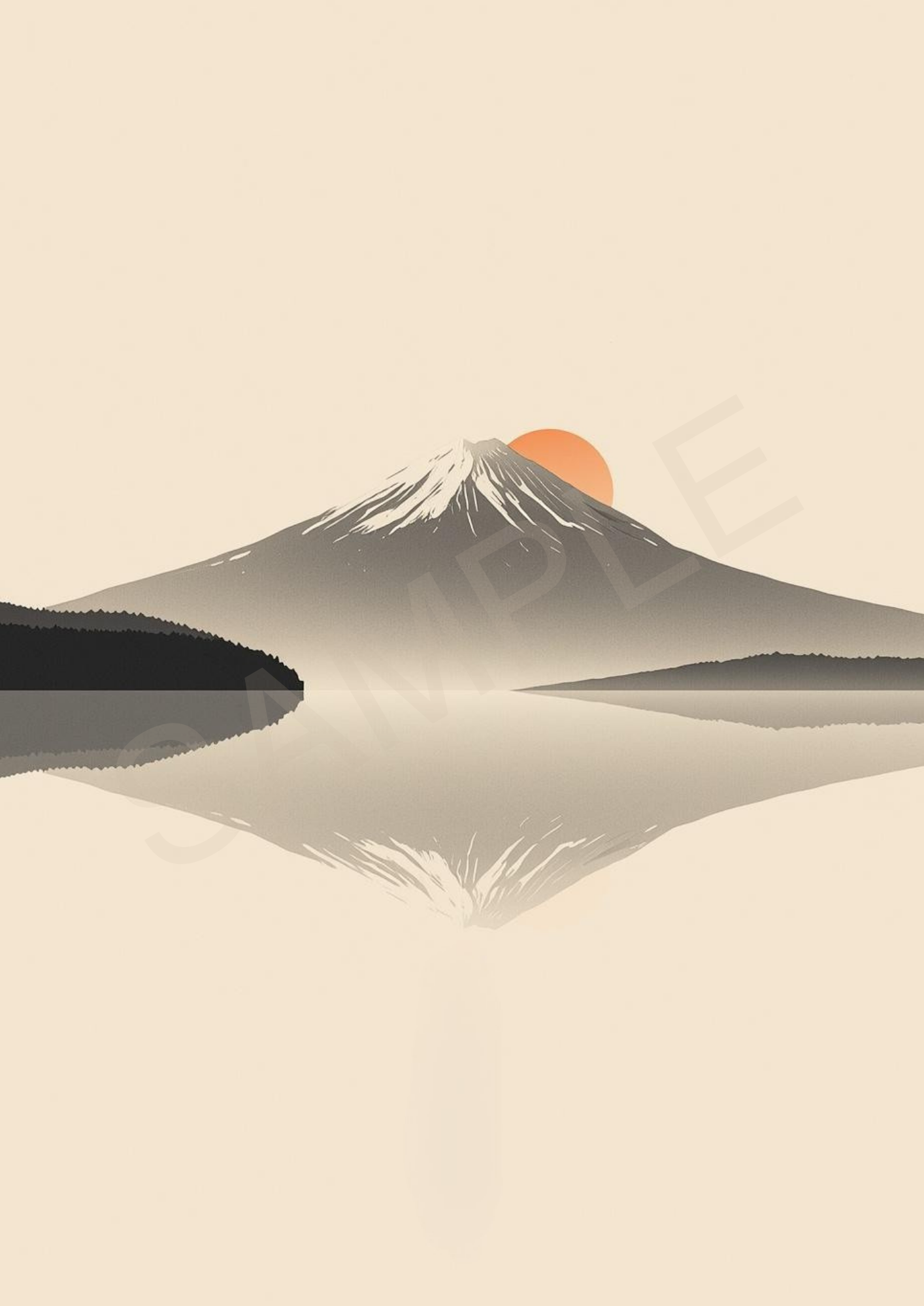 逆さ富士