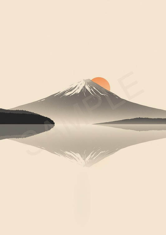 逆さ富士