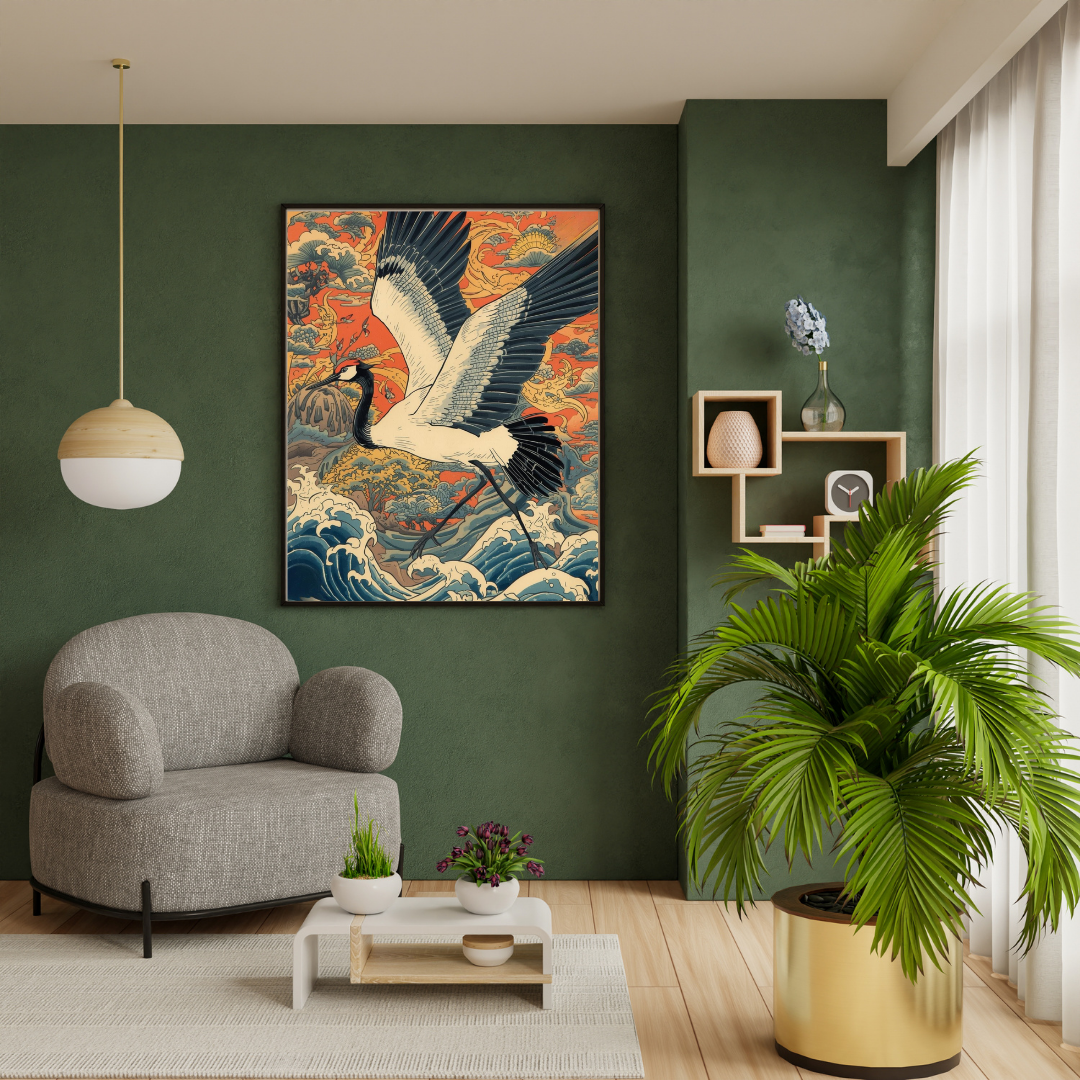 Japanese crane